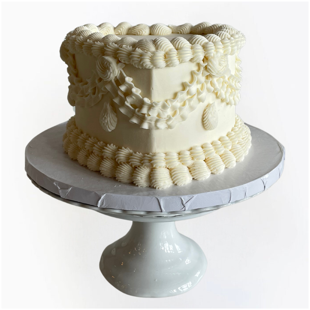 Vintage Heart Cake