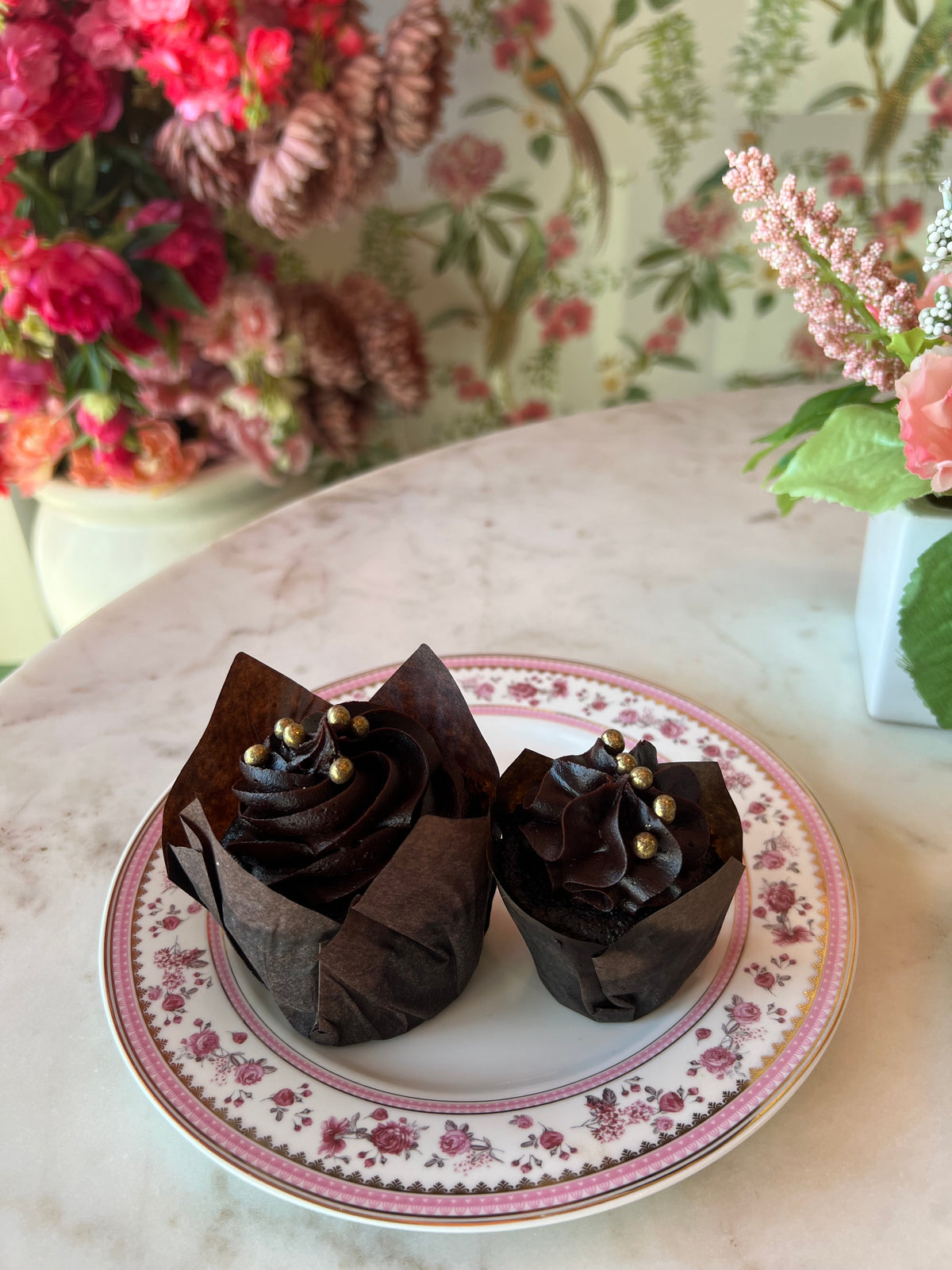Chocolate cupcake with chocolate buttercream