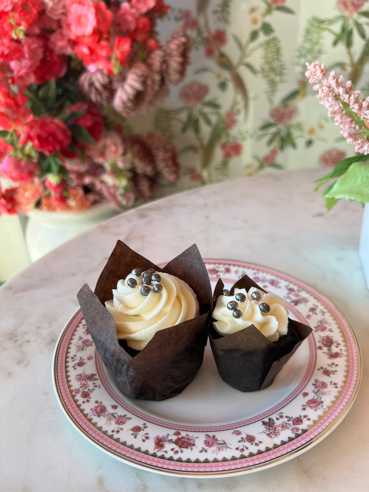 Chocolate with vanilla buttercream